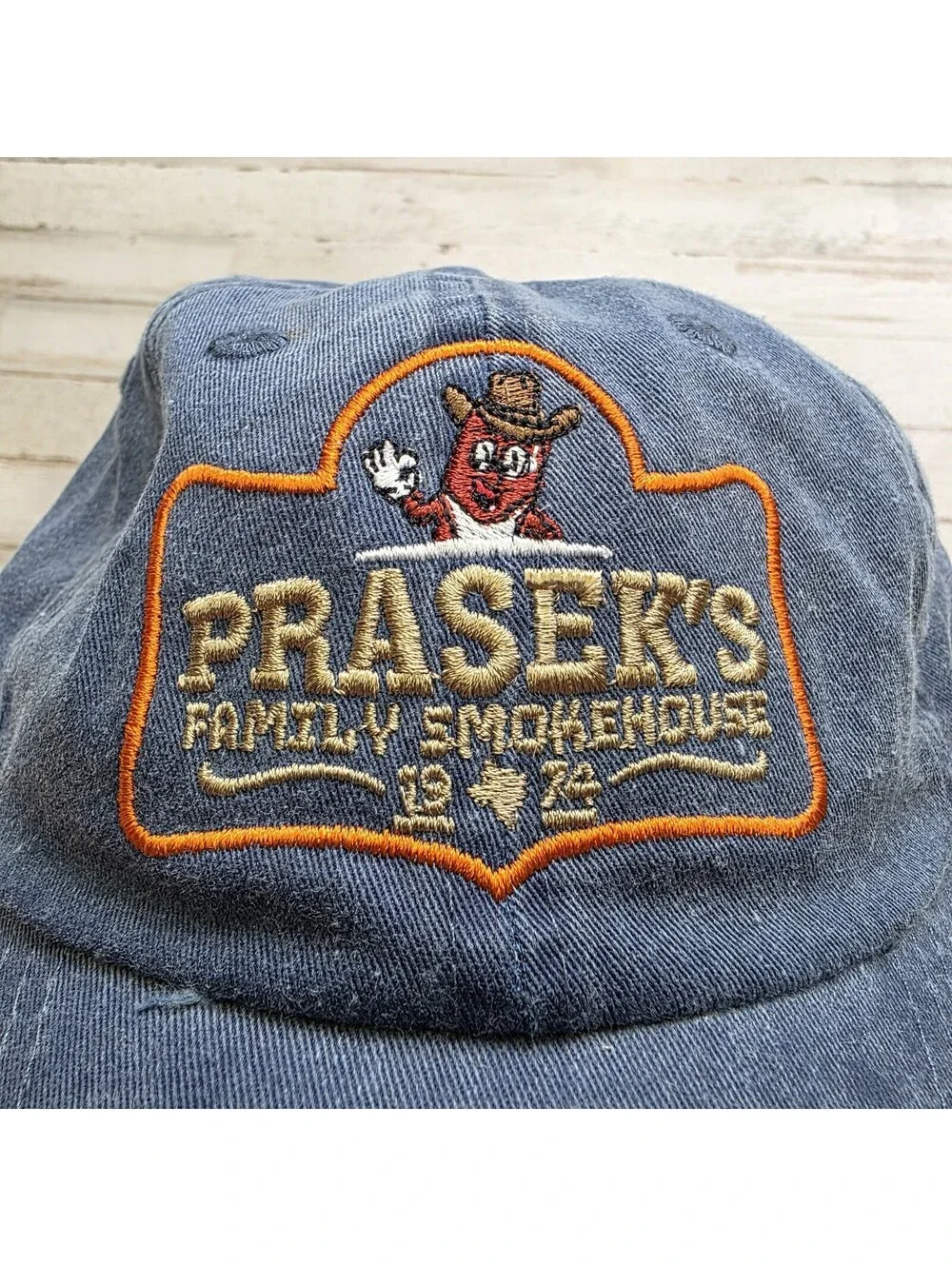 Prasek's Family Smokehouse Texas Baseball Hat Dad Cap